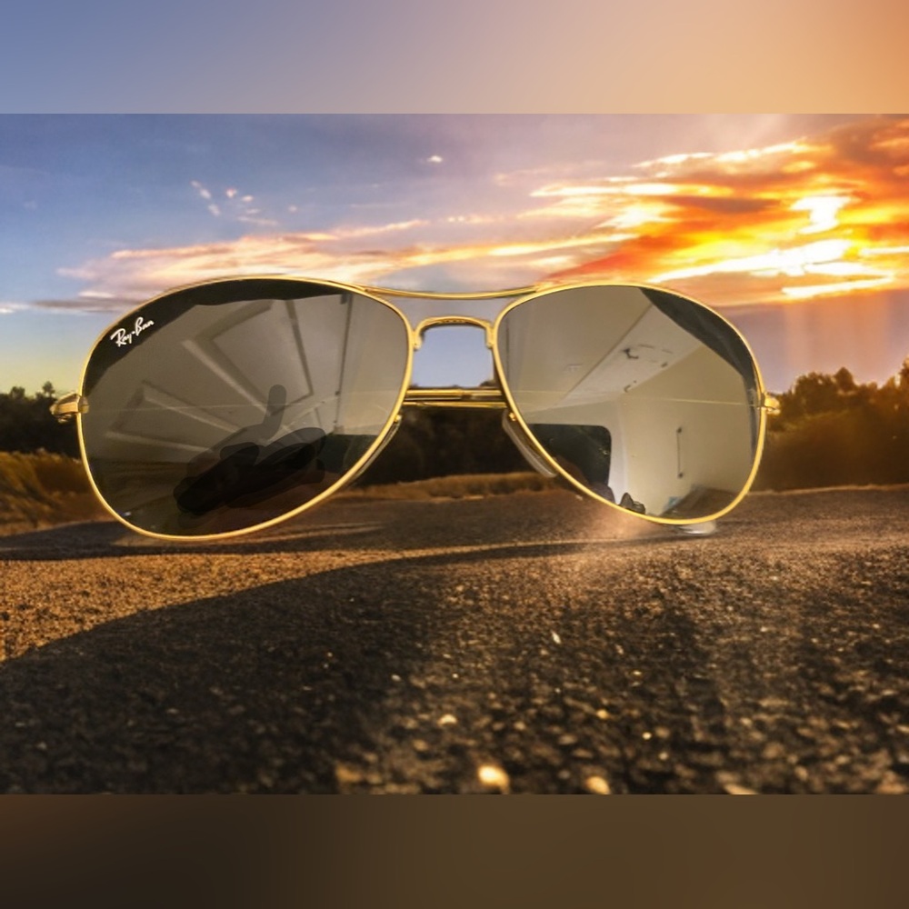 Ray-Ban Cockpit Men's Aviator Sunglasses - RB3362 001 56-14